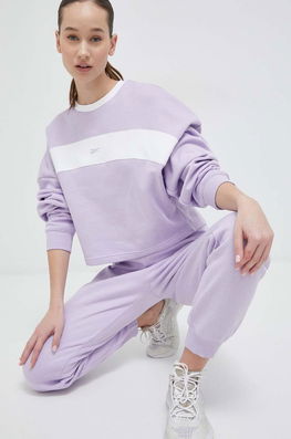 Reebok Trening Femei, Culoarea Violet Dama, Tricotaj