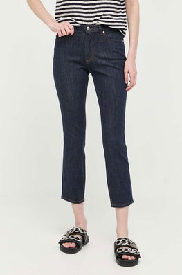 BOSS Jeansi Femei, Culoarea Albastru Marin Dama Bleumarin
