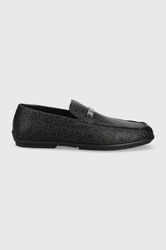 Calvin Klein Mocasini De Piele Barbati, Culoarea Negru Bărbaţi, Casual
