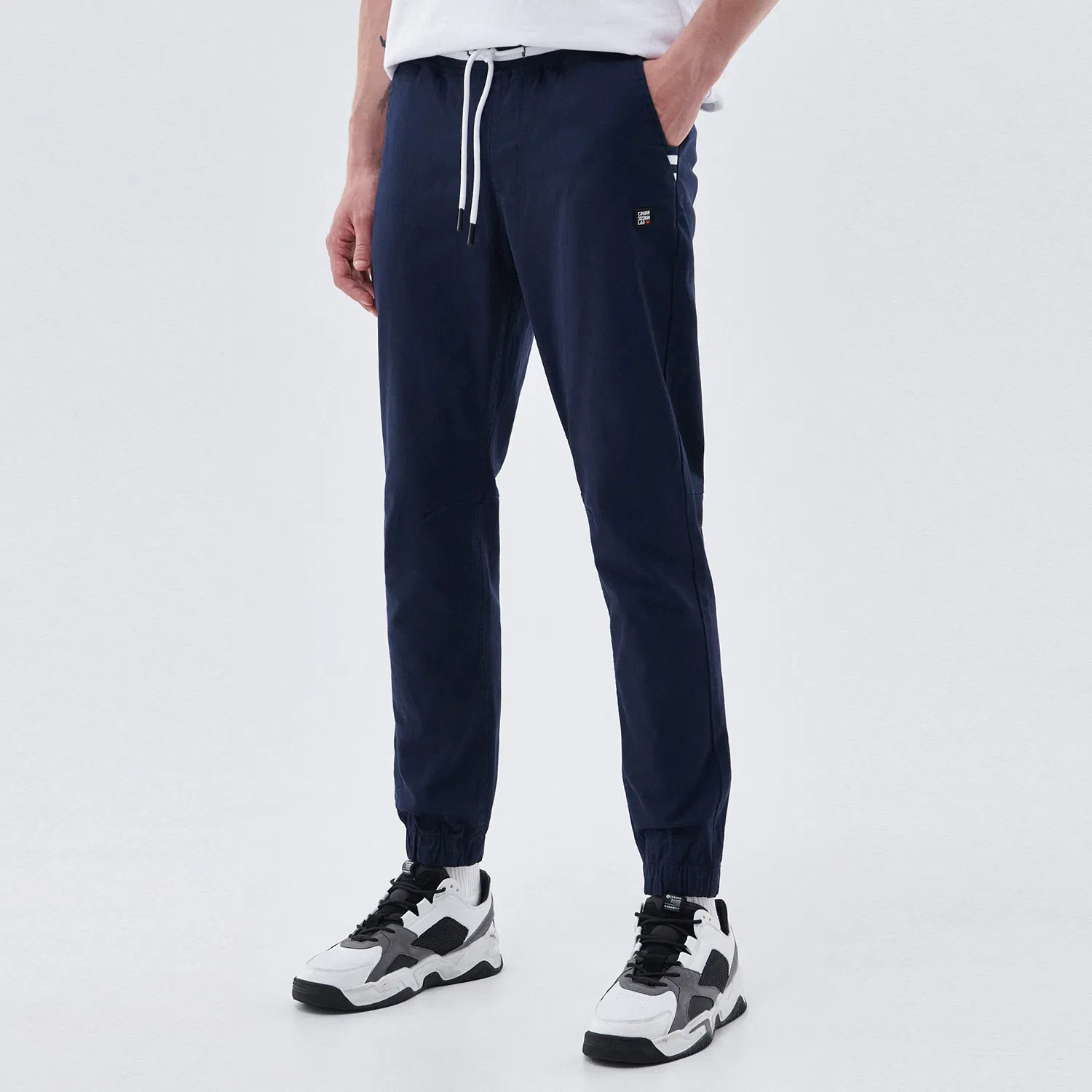 Cropp - Pantaloni joggers - Bleumarin