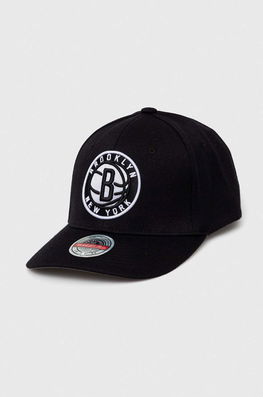 Mitchell&Ness șapcă Din Amestec De Lână Brooklyn Nets Culoarea Negru, Cu Imprimeu Bărbaţi, Cu Un Amestec De Lana
