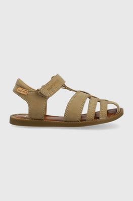 Shoo Pom Sandale Copii Culoarea Bej, Imitatie De Piele