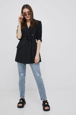 Pieces Jeansi Femei , High Waist Dama Albastru