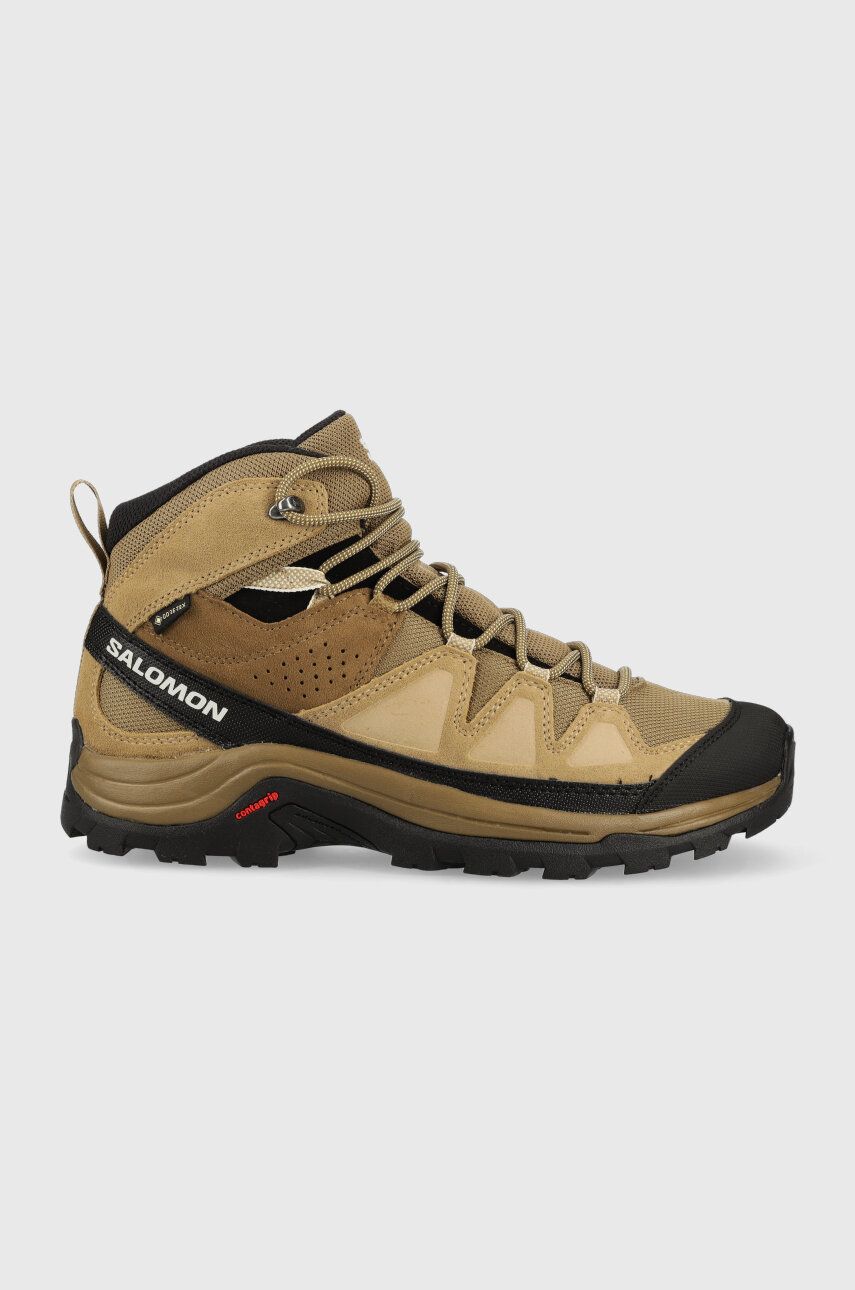 Salomon Pantofi Quest Rove GTX Barbati, Culoarea Maro Bărbaţi, Piele Intoarsa