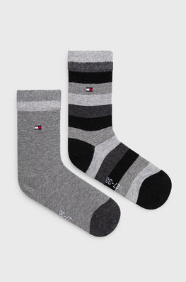 Tommy Hilfiger Șosete Copii Gri, Sosete Lungi