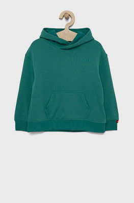 Levi's Bluză Copii Culoarea Turcoaz, Material Neted