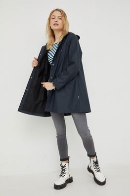 Line Jacket Femei, Culoarea Albastru Marin, De Tranzitie Rains Dama Bleumarin