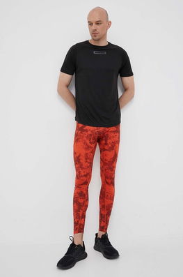 Adidas Performance Leggins De Antrenament Paris Techfit Culoarea Portocaliu, Modelator Bărbaţi, Tricotaj