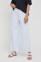 Wrangler Jeansi World Wide Crop Trick Of The Ic Femei , High Waist Dama Albastru