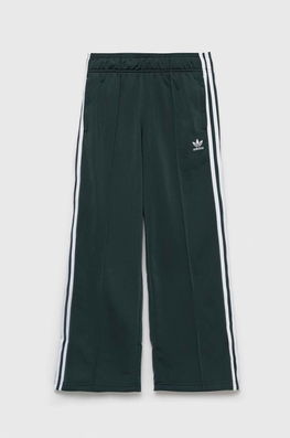 Adidas Originals Pantaloni De Trening Pentru Copii Culoarea Verde, Cu Imprimeu, Tricotaj, Model Print