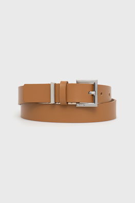 BOSS Curea De Piele Femei, Culoarea Maro Dama