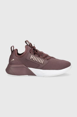 Puma Pantofi De Alergat Retaliate Mesh , Culoarea Negru, Cu Toc Plat Dama Violet, Sintetic