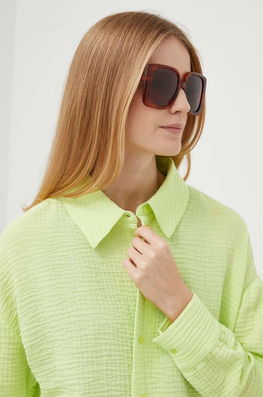 Rich & Royal Camasa Femei, Culoarea Verde, Cu Guler Clasic, Relaxed Dama, Cu Elastan, Casual