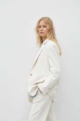 Day Birger Et Mikkelsen Sacou Emile Culoarea Bej, Un Singur Rand De Nasturi, Neted Dama, Panza