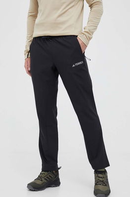 Adidas TERREX Pantaloni De Exterior Liteflex Culoarea Negru Bărbaţi, Panza