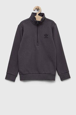 Adidas Originals Bluza Copii Culoarea Gri, Cu Imprimeu, Model Print