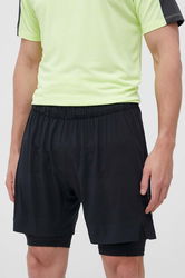 Rossignol Pantaloni Scurti Sport Barbati, Culoarea Negru Bărbaţi, Panza