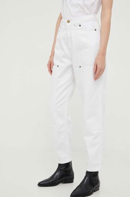 Pepe Jeans Jeansi Femei High Waist Dama Alb