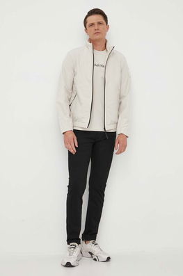Calvin Klein Geaca Barbati, Culoarea Bej, De Tranzitie Bărbaţi