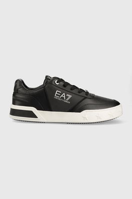 EA7 Emporio Armani Sneakers Culoarea Negru, X8X121 XK295 S342 Bărbaţi, Imitatie De Piele