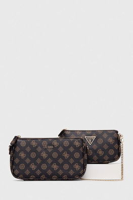 Guess Poseta Culoarea Negru Dama, Imitatie De Piele