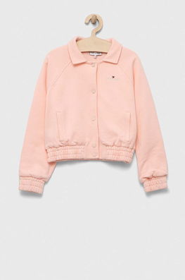 Tommy Hilfiger Geaca Copii Culoarea Roz