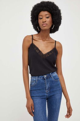 Answear Lab Bluza Culoarea Negru Dama, Casual, Model Imprimeu