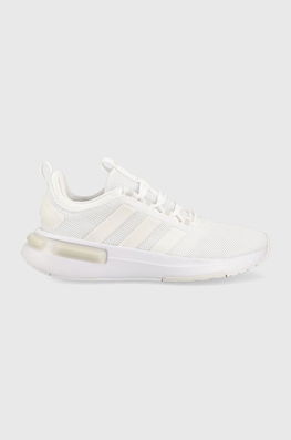 Adidas Pantofi De Alergat Racer TR23 Culoarea Alb Dama, Sintetic