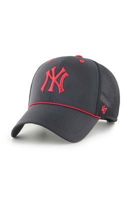 47brand Sapca MLB New York Yankees Culoarea Negru, Cu Imprimeu Bărbaţi