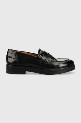 Jonak Mocasini De Piele MIRNA CUIR Femei, Culoarea Negru, Cu Toc Plat, 6000575 Dama