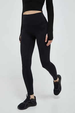 P.E Nation Leggins De Antrenament Free Play Culoarea Negru, Neted Dama, Tricotaj