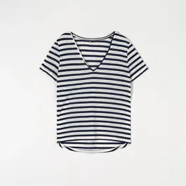 Sinsay - Tricou în dungi - Multicolor