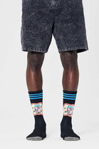 Happy Socks Sosete Black Piggy Bank Culoarea Negru Dama, Sosete Lungi