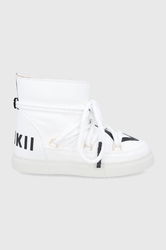 Inuikii Bocanci De Piele Culoarea Alb Dama