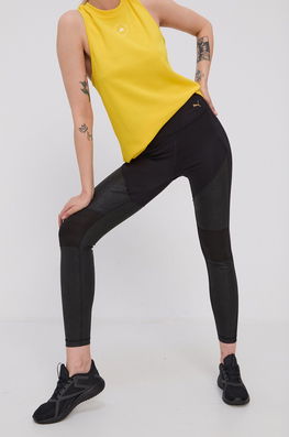 Puma Colanți 520926 Femei, Culoarea Negru, Cu Imprimeu Dama, Tricotaj, Model Print