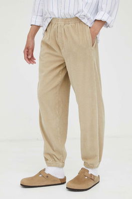 American Vintage Pantaloni De Bumbac Culoarea Bej Bărbaţi