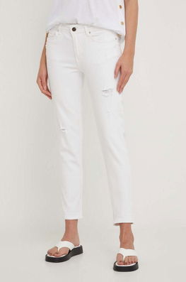 Answear Lab Jeansi Femei, Culoarea Alb Dama