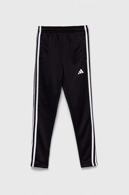 Adidas Pantaloni De Trening Pentru Copii Culoarea Negru, Cu Imprimeu, Tricotaj