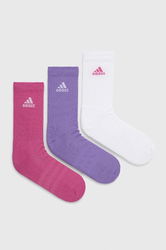 Pack Culoarea Roz Adidas Performance Dama, Sosete Lungi