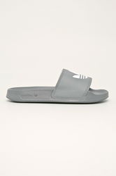 Papuci FU7592.D Adidas Originals Dama Gri, Sintetic, Toc Plat