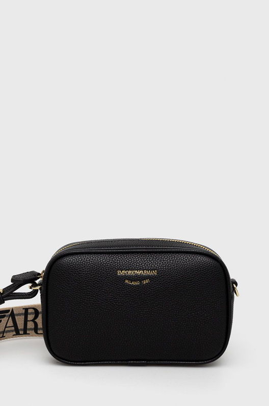 Emporio Armani Poseta Culoarea Negru Dama, Imitatie De Piele