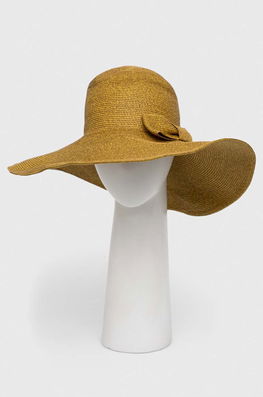 Weekend Max Mara Palarie Culoarea Galben Dama
