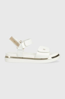 Tommy Hilfiger Sandale Copii Culoarea Alb, Imitatie De Piele