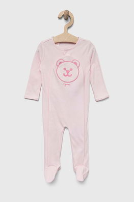 Guess Salopete Din Bumbac Pentru Bebelusi Copii Roz