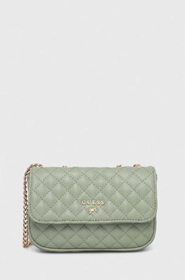 Guess Poseta Fete Culoarea Verde Copii, Imitatie De Piele