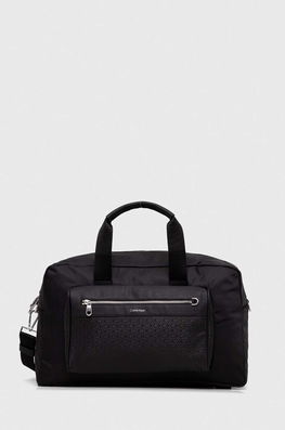 Calvin Klein Geanta Culoarea Negru Bărbaţi, Textil