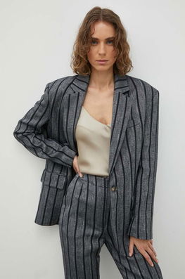 Day Birger Et Mikkelsen Blazer Din Amestec De In Culoarea Negru, Un Singur Rand De Nasturi, Modelator Dama, Tricotaj