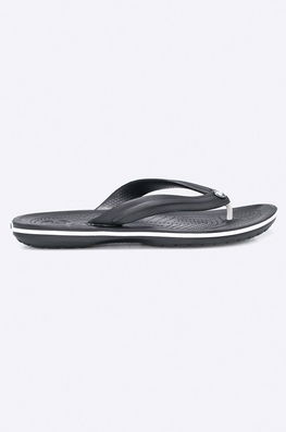 Slapi Crocs Dama Negru, Sintetic, Toc Plat