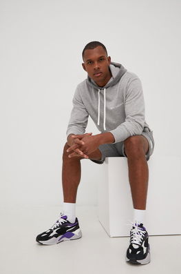 New Balance Bluza MT21565AG Barbati, Culoarea Gri, Melanj Bărbaţi