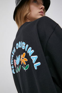 Adidas Originals Tricou Din Bumbac Always Original HD2354 Culoarea Negru Dama, Model Print
